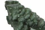 Green, Hedenbergite Included Quartz - Mongolia #163980-2